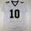 Autographed/Signed Tre'Quan Smith New Orleans White Football Jersey JSA COA