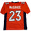 Autographed/Signed Willis McGahee Denver Orange Football Jersey JSA COA