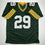 Autographed/Signed Xavier McKinney Green Bay Green Football Jersey JSA COA
