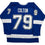 Autographed/Signed Ross Colton Tampa Bay Blue Hockey Jersey Beckett BAS COA
