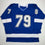 Autographed/Signed Ross Colton Tampa Bay Blue Hockey Jersey Beckett BAS COA