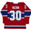 Autographed/Signed Rogie Vachon Montreal Red Hockey Jersey Beckett BAS COA