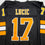 Autographed/Signed Milan Lucic Boston Black Hockey Jersey Beckett BAS COA