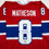 Autographed/Signed Mike Matheson Montreal Red Hockey Jersey Beckett BAS COA