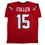 Autographed/Signed Will Fuller Houston Red Football Jersey JSA COA