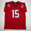 Autographed/Signed Will Fuller Houston Red Football Jersey JSA COA