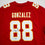 Autographed/Signed Tony Gonzalez Kansas City Chiefs Authentic Nike Red Football Jersey Beckett BAS COA