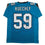 Autographed/Signed Luke Kuechly HOF 26 Carolina Blue Football Jersey Beckett BAS COA