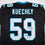Autographed/Signed Luke Kuechly HOF 26 Carolina Black Football Jersey Beckett BAS COA