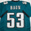 Autographed/Signed Zack Baun Philadelphia Green Football Jersey Beckett BAS COA