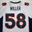 Autographed/Signed Von Miller Denver White Football Jersey Beckett BAS COA