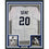 Framed Autographed/Signed Bucky Dent 35x39 New York Pinstripe Baseball Jersey Beckett BAS COA