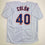 Autographed/Signed Bartolo Colon Inscribed Big Sexy New York Pinstripe Baseball Jersey Beckett BAS COA
