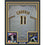 Framed Autographed/Signed Jackson Chourio 35x39 Milwaukee Grey Baseball Jersey Beckett BAS COA