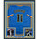 Framed Autographed/Signed Jackson Chourio 35x39 Milwaukee Blue Baseball Jersey Beckett BAS COA
