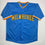 Autographed/Signed Jackson Chourio Milwaukee Light Blue Baseball Jersey Beckett BAS COA