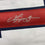 Framed Autographed/Signed Chipper Jones 35x39 Atlanta White Stat Baseball Jersey JSA COA