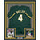 Framed Autographed/Signed Lawrence Butler 35x39 Oakland Green Baseball Jersey Beckett BAS COA