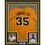 Framed Autographed/Signed Manny Sanguillen 35x39 Pittsburgh Yellow Baseball Jersey JSA COA