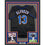 Framed Autographed/Signed Edgardo Alfonzo 35x39 New York Black Baseball Jersey JSA COA