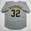 Autographed/Signed Jacob Misiorowski Milwaukee Grey Baseball Jersey JSA COA