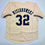 Autographed/Signed Jacob Misiorowski Milwaukee Cream Baseball Jersey JSA COA