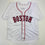 Autographed/Signed Garrett Crochet Boston White Baseball Jersey JSA COA
