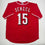 Autographed/Signed Nick Senzel Cincinnati Red Baseball Jersey JSA COA