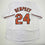 Autographed/Signed Rick Dempsey "MVP 83 WS" Baltimore White Baseball Jersey Beckett BAS COA