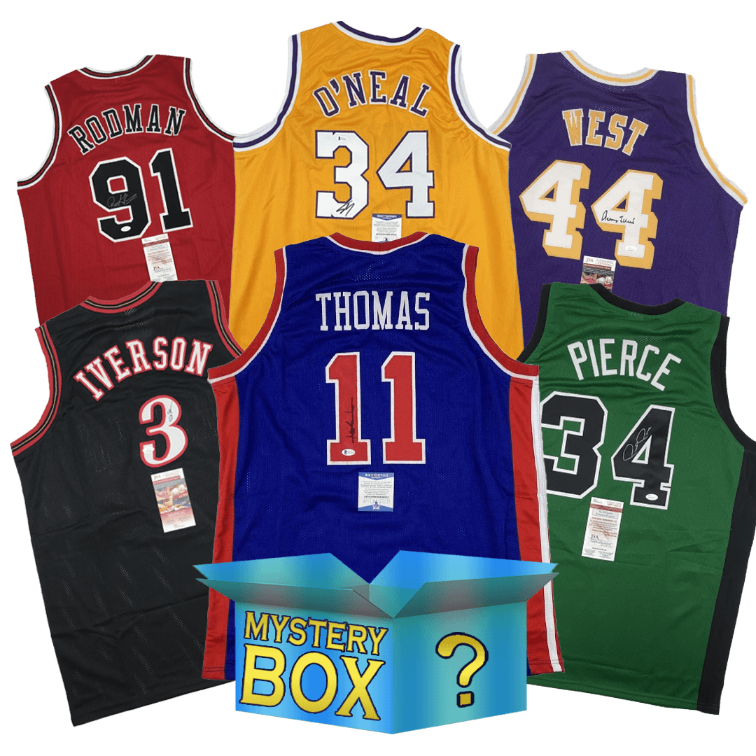Autographed/Signed Basketball DIAMOND Series 1 Jersey Mystery Box with PSA JSA or Beckett COA
