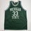 Autographed/Signed Earvin Magic Johnson Michigan State Green College Basketball Jersey JSA COA