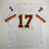 Autographed/Signed Terry McLaurin Washington White Retro Football Jersey Beckett BAS COA