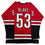 Autographed/Signed Jackson Blake Carolina Red Hockey Jersey Beckett BAS COA
