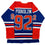 Autographed/Signed Vasily Podkolzin Edmonton Blue Hockey Jersey Beckett BAS COA