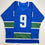 Autographed/Signed JT Miller Vancouver Blue Hockey Jersey Beckett BAS COA