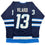 Autographed/Signed Gabriel Vilardi Winnipeg Blue Hockey Jersey Beckett BAS COA