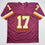 Autographed/Signed Doug Williams SB XXII MVP Washington Maroon Football Jersey Beckett BAS COA