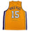 Autographed/Signed Ron Artest Metta World Peace Los Angeles Yellow Basketball Jersey Beckett BAS COA