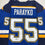 Autographed/Signed Colton Parayko St. Louis Blue Hockey Jersey Beckett BAS COA