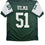 Autographed/Signed Jonathan Vilma New York Green Football Jersey JSA COA