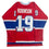 Autographed/Signed Larry Robinson Montreal Red Hockey Jersey Beckett BAS COA