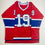 Autographed/Signed Larry Robinson Montreal Red Hockey Jersey Beckett BAS COA