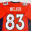 Autographed/Signed Wes Welker Denver Orange Football Jersey JSA COA