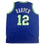 Autographed/Signed Derek Harper Dallas Retro Blue Basketball Jersey Beckett BAS COA