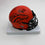 Autographed/Signed RJ R.J. Harvey Denver Broncos Speed Rave Collection Mini Football Helmet JSA COA