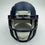 Autographed/Signed Bo Nix Denver Broncos Football Mini Helmet Fanatics COA