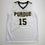 Autographed/Signed Zach Edey Purdue White College Basketball Jersey JSA COA
