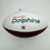 Autographed/Signed Ricky Williams Miami Dolphins Full Size F/S White Panel Logo Football JSA COA