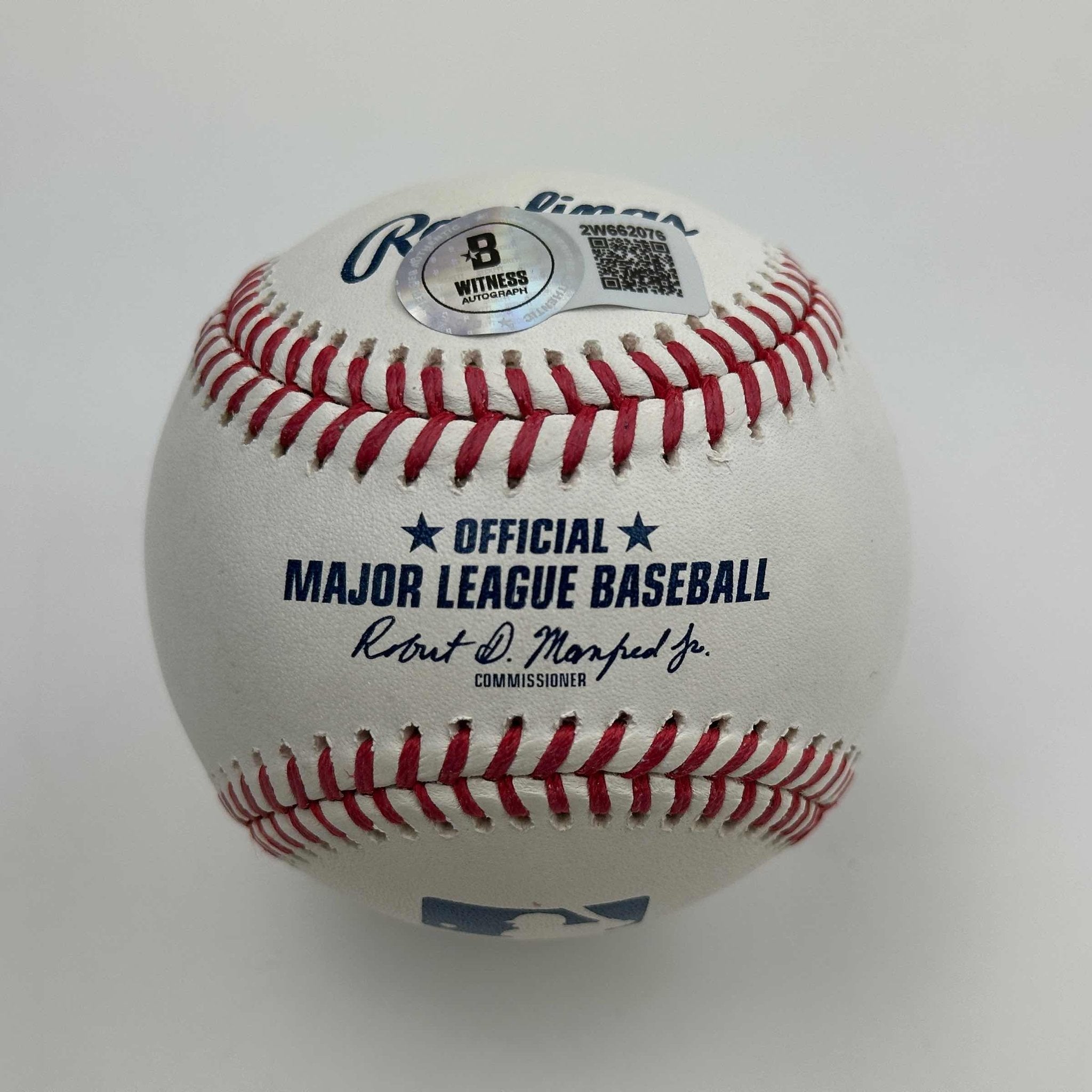 Autographed/Signed Dwight Doc Gooden 86 WSC Rawlings Official Major League ROML Baseball Beckett BAS COA