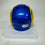 Autographed/Signed Aaron Donald Los Angeles Rams Speed Mini Football Helmet Beckett COA
